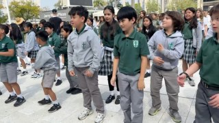 Our 4th and 5th graders annual trip to the Dorothy Chandler pavilion. They were able to participate in the Music Center’s Blue Ribbon Children’s Festival.