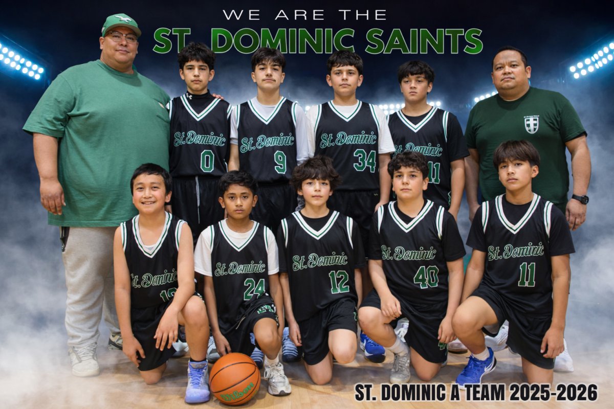 Boys Basketball “A” Team team photo