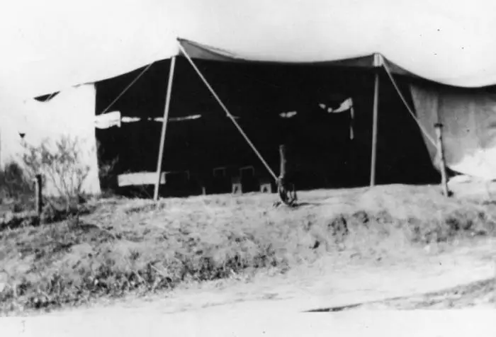 A parish begins under canvas